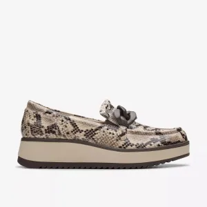Clarks Women's Zylah May Snake Print 26180405