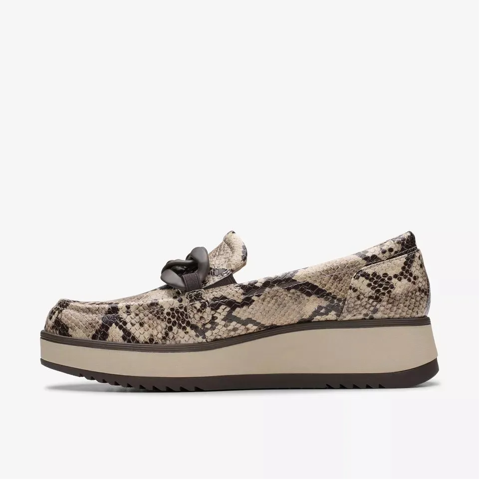 Clarks Women's Zylah May Snake Print 26180405
