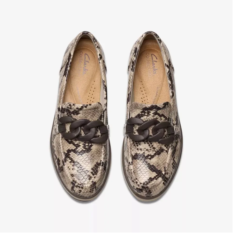 Clarks Women's Zylah May Snake Print 26180405