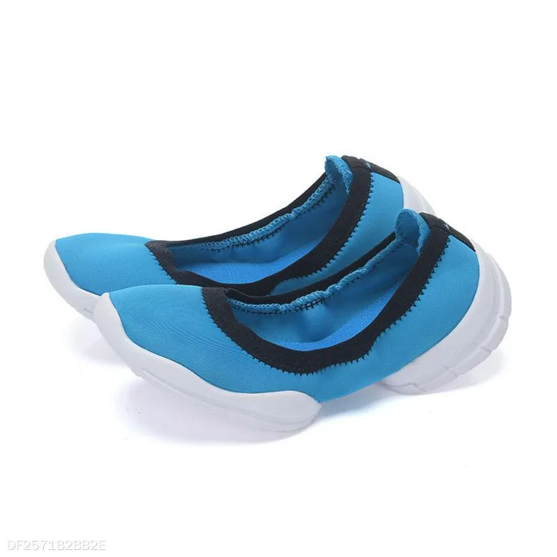 Color Block  Flat  Elastic  Round Toe  Casual Sneakers
