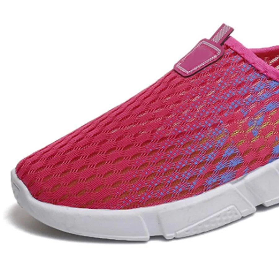 Color Block  Flat  Round Toe  Casual Sport Sneakers