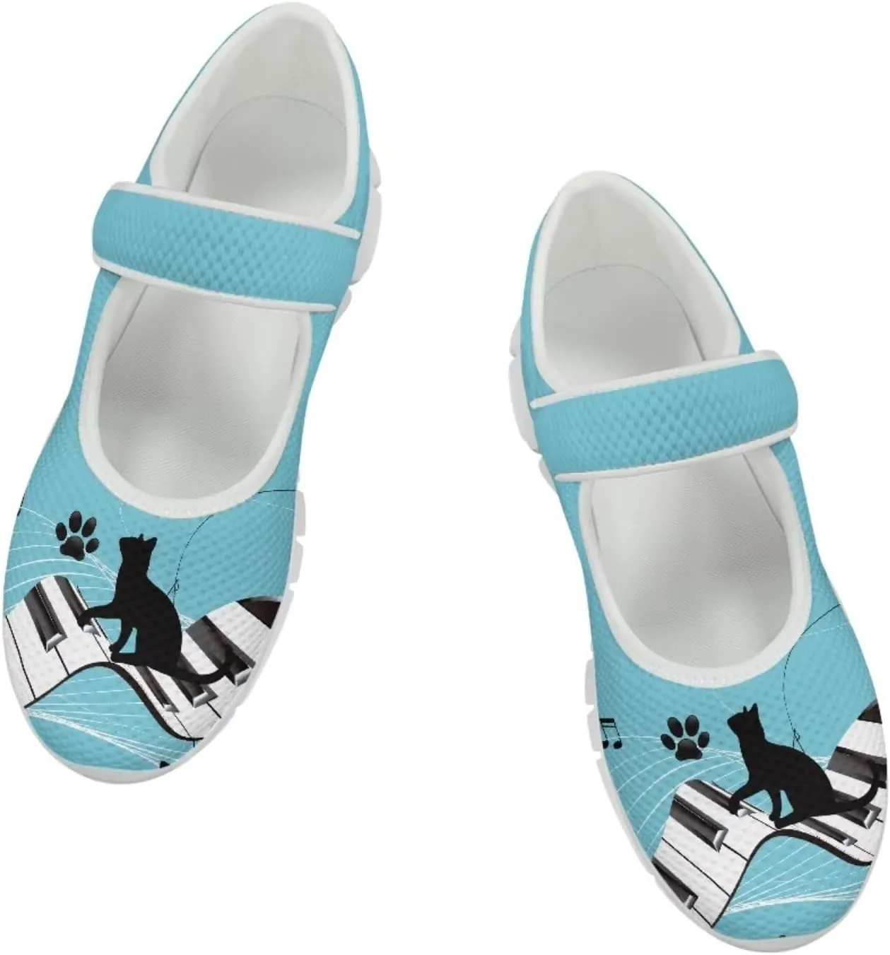 Coloranimal Flats for Women Slip On Shoes Mary Jane Shoes with Anti Skid Sole Casual Flat Shoes Dressy Comfortable Round Toe Ankle Shoes