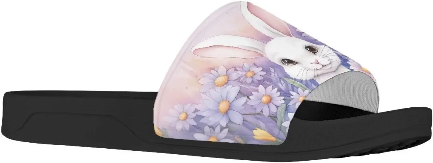 Coloranimal Slide Sandals for Women Girls Lightweight Shower Slippers for Beach Home