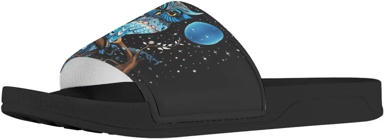 Coloranimal Slide Sandals for Women Girls Lightweight Shower Slippers for Beach Home