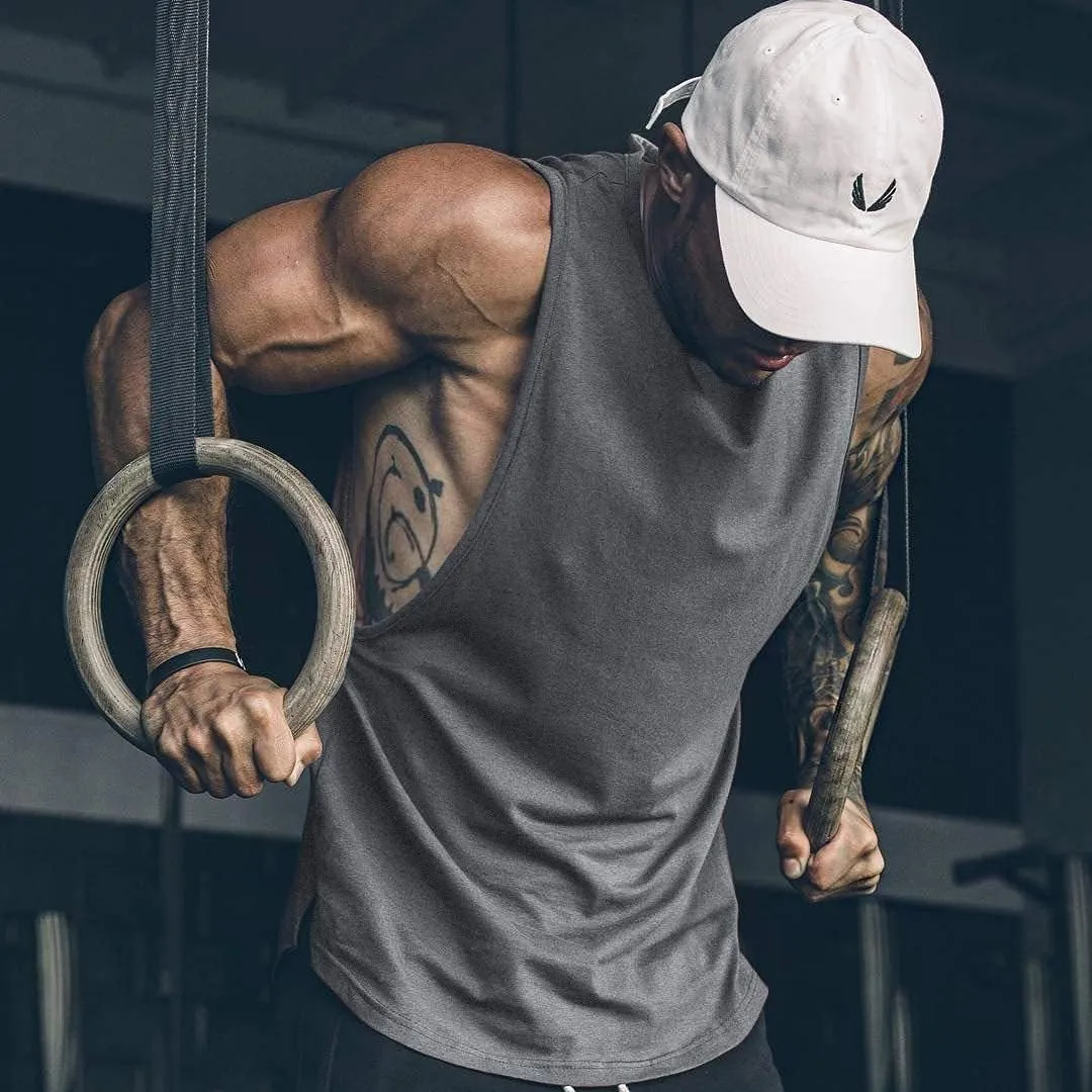 COOFANDY Men Workout Tank Top Gym Bodybuilding Sleeveless Muscle T Shirts Cut Off Shirts