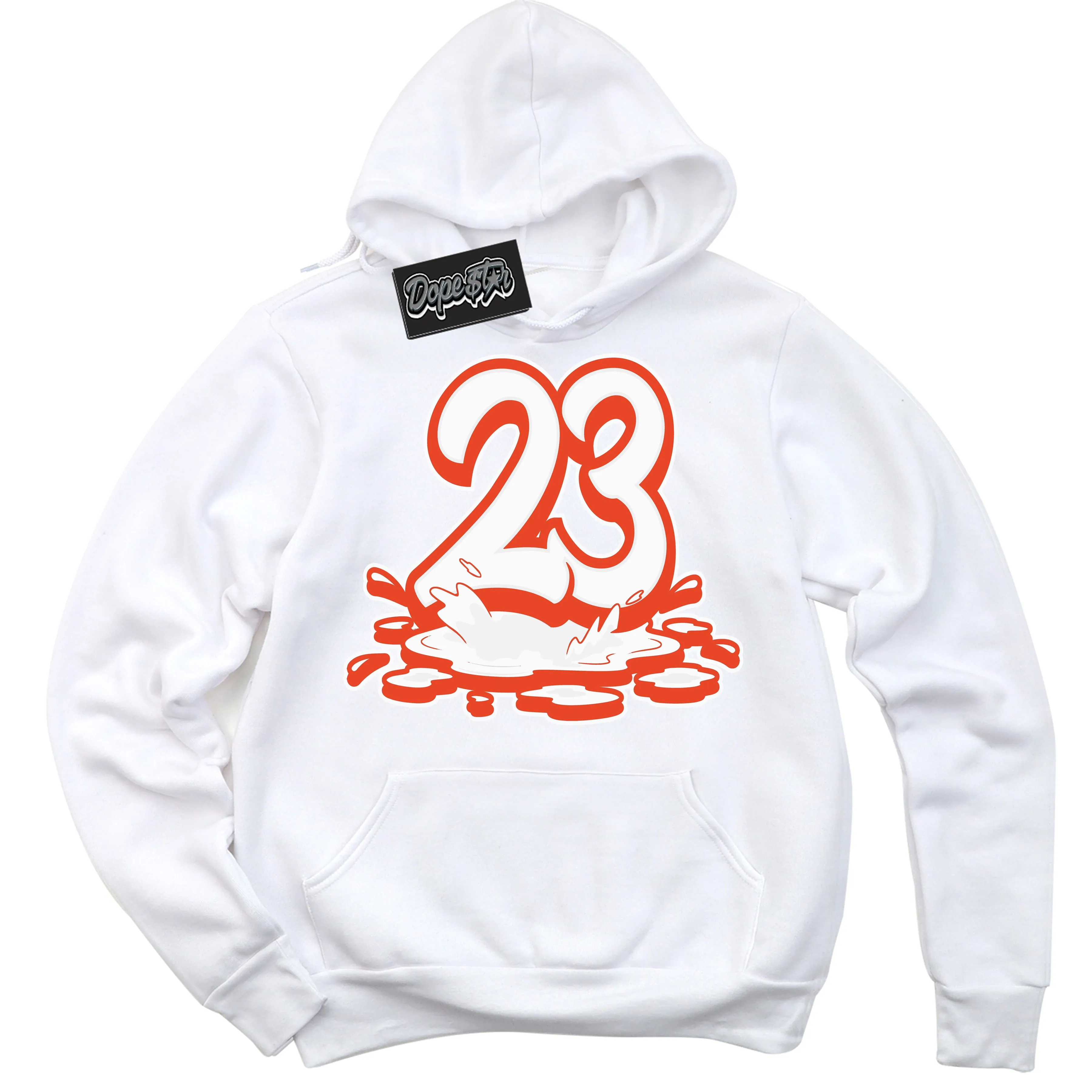 Cosmic Clay Dunk Sneaker Hoodie 23 Melting Graphic