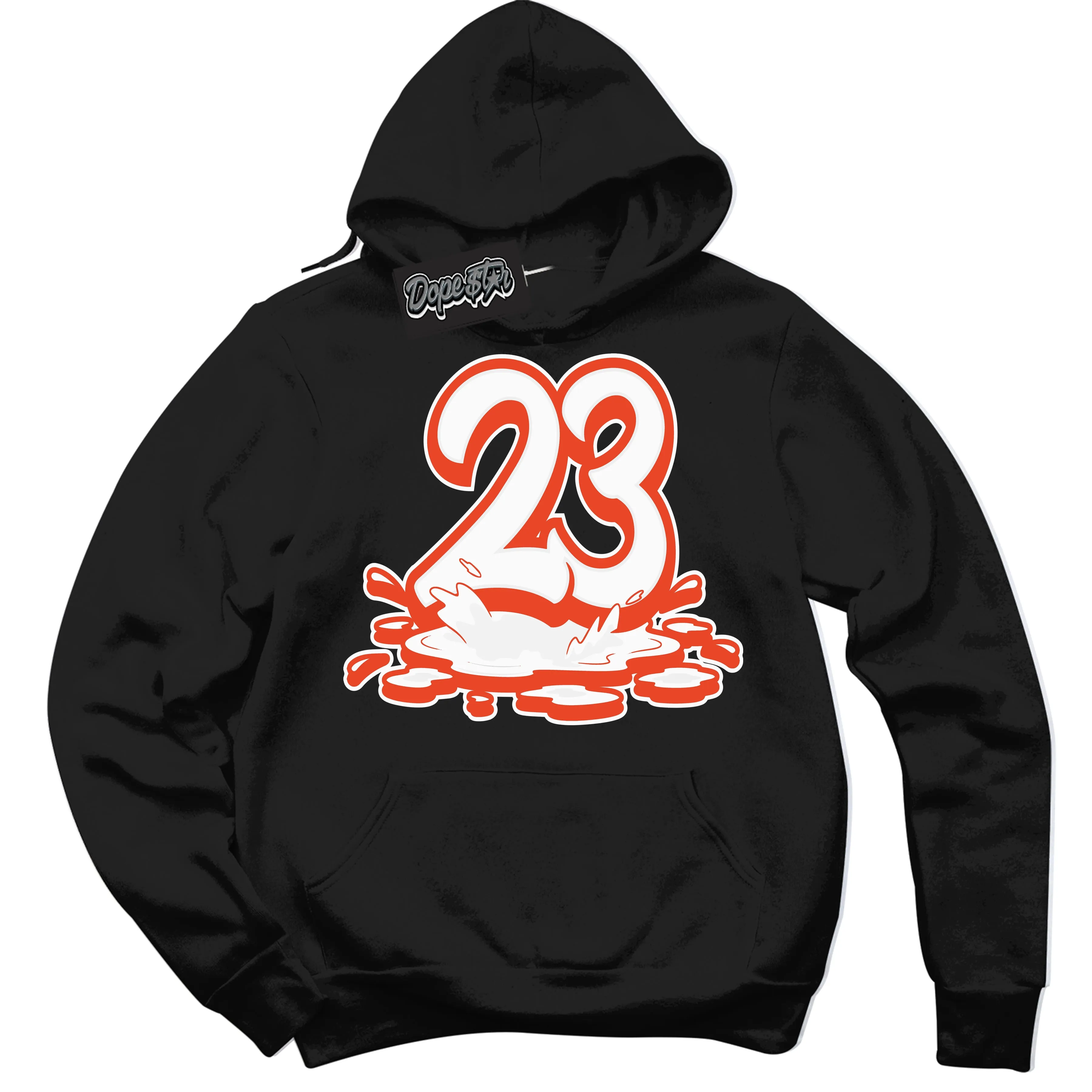 Cosmic Clay Dunk Sneaker Hoodie 23 Melting Graphic