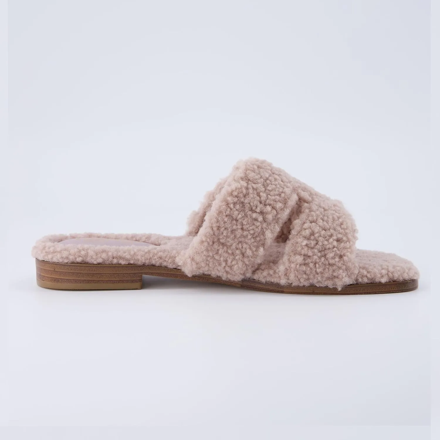 CUSHIONAIRE Women's Visa cozy slide sandal  Memory Foam, Wide Widths Available