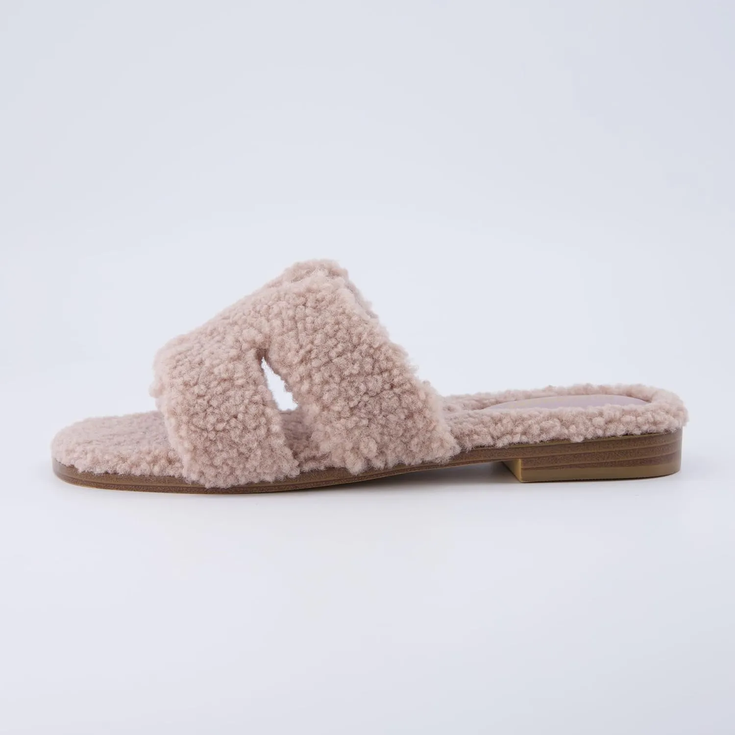 CUSHIONAIRE Women's Visa cozy slide sandal  Memory Foam, Wide Widths Available