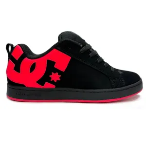 DC SHOES COURT GRAFFIK  BLACK HOT PINK LOW CUT CUPSOLE  LADIES TRAINERS