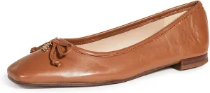 Detailed Edelman Ballet Flats Multi-functional Pointed Smart Sam Leather Toe Jillie Cushioned Saddle