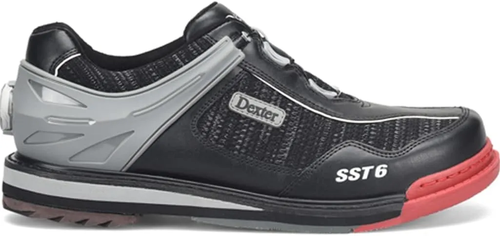 Dexter Mens SST 6 Hybrid BOA Wide Bowling Shoes Right Hand - Black/Knit 10