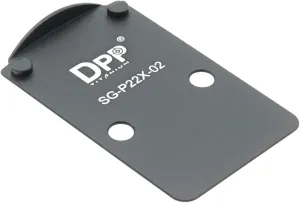 DPP Titanium Adapter Plate Compatible with SIG P226 229 with Romeo 1 Pro Optic Ready Cut and Holosun 407C/507C/508T Trijicon RMR/SRO