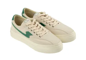 Ecru Green Dellow S Strike Suede Sneakers (men)