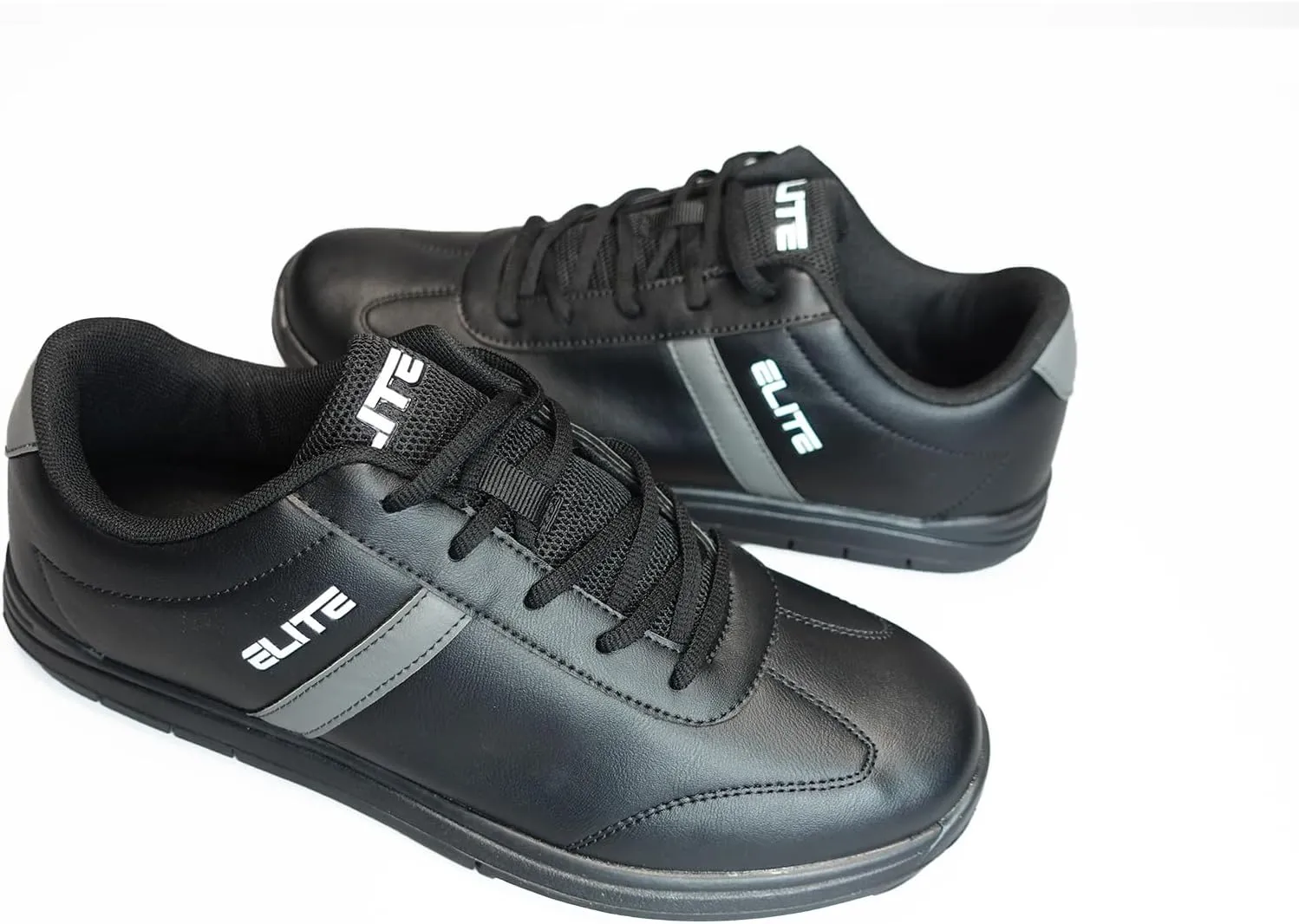 ELITE Men's Basic Bowling Shoes - Universal Sliding Soles, Lightweight, and Comfortable.