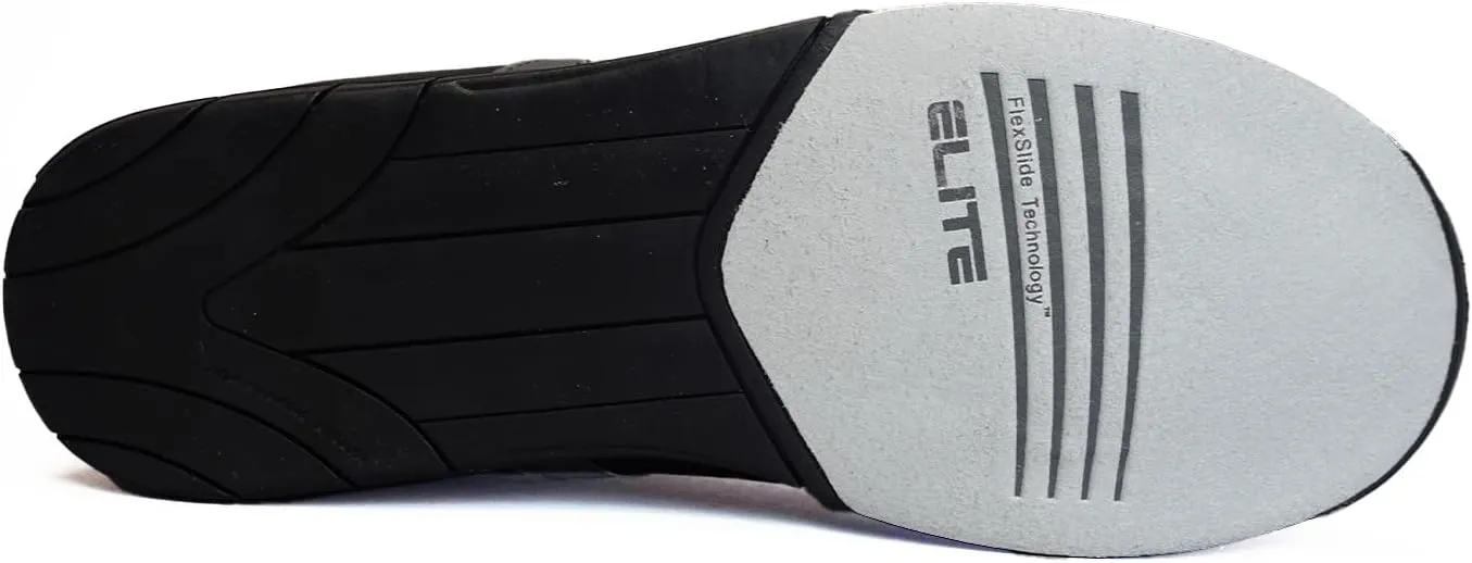 ELITE Men's Basic Bowling Shoes - Universal Sliding Soles, Lightweight, and Comfortable.