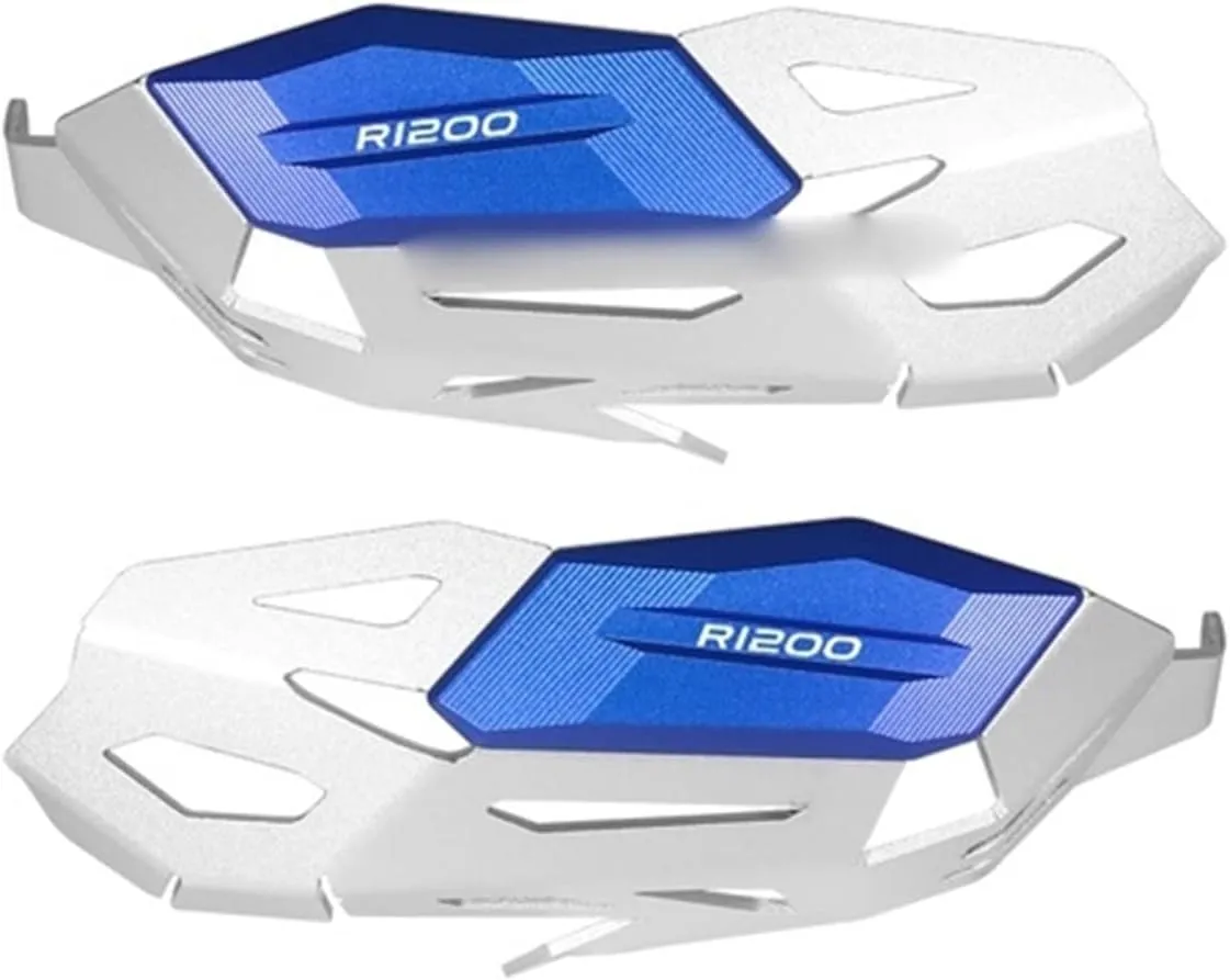 Engine Guard for BMW R1200GS LC Adventure 2012-2018 R1200R R1200RS R1200RT Engine Guards Cylinder Head Guards Protector Cover Cylinder Guard Sliders (Color : Silver-BIue)