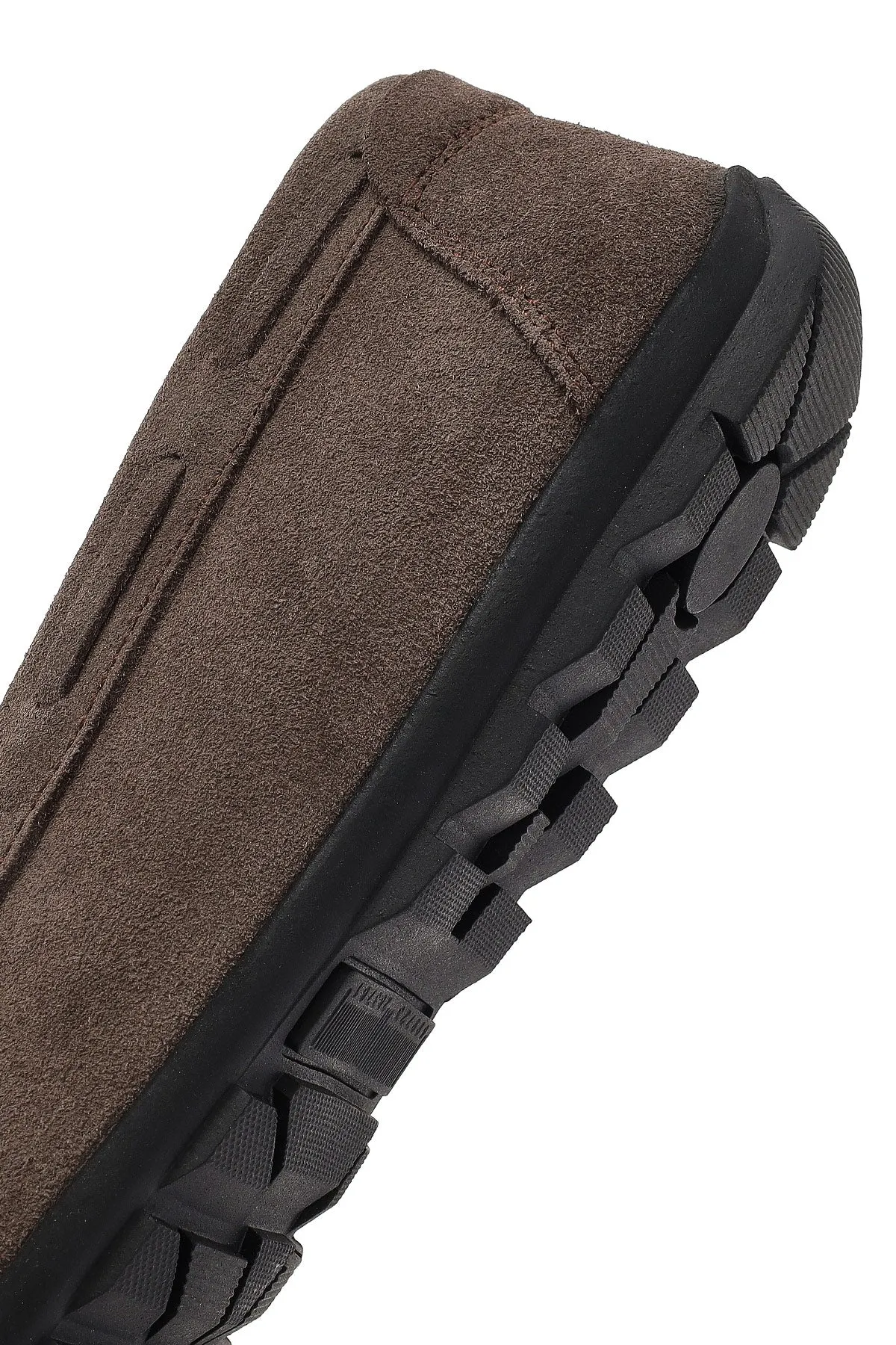 Erkek Vizon Süet Deri Casual Loafer