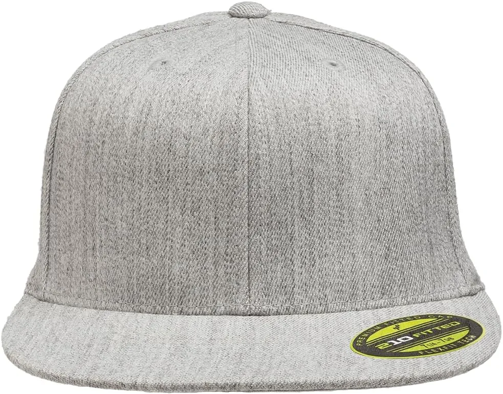 Flexfit Men's 210 Fitted Flat Bill Cap Hat