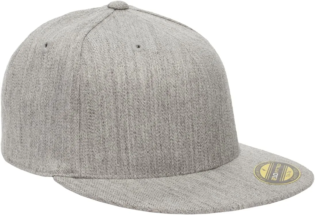 Flexfit Men's 210 Fitted Flat Bill Cap Hat