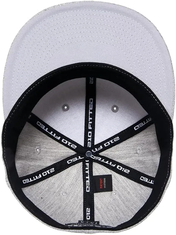 Flexfit Men's 210 Fitted Flat Bill Cap Hat