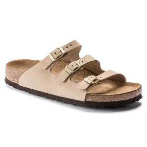 Florida Soft Footbed Nubuck Leather Sandcastle