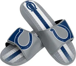 FOCO Indianapolis Colts NFL Mens Team Stripe Gel Slide - M