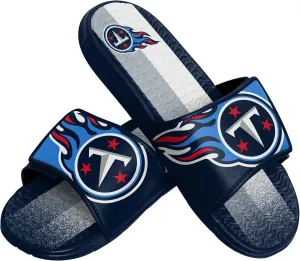 FOCO Tennessee Titans NFL Mens Team Stripe Gel Slide - M