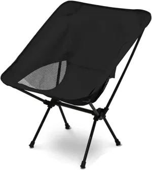 GaRcan Easy to Assemble Folding Chair Outdoor Portable Chair Padded Moon Round Chair Recliner for Fishing Lawn Beach Trip Picnic 54x35x68cm Portable