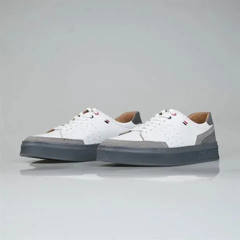Genuine Leather White Sneaker SN-001 SCB-218