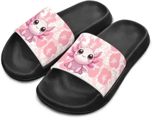 Girls Slip-On Sandals Funny Slide Sandals for Kids Lightweight Design