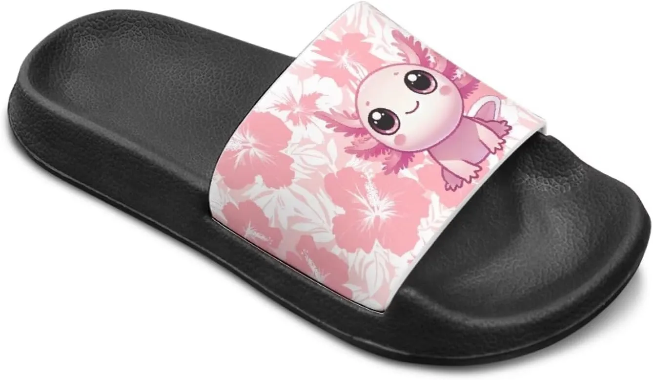 Girls Slip-On Sandals Funny Slide Sandals for Kids Lightweight Design