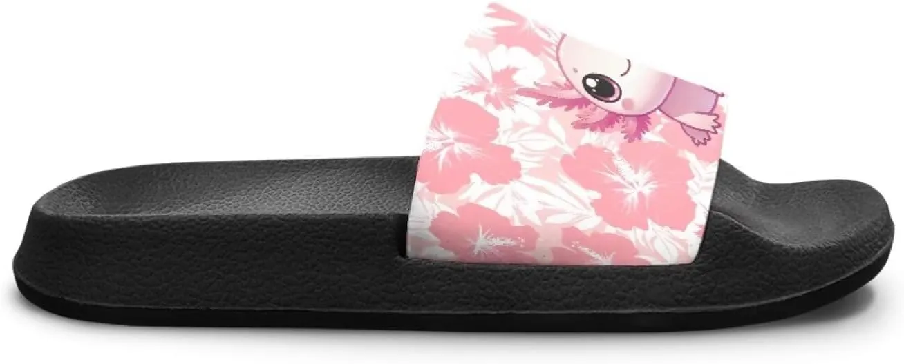 Girls Slip-On Sandals Funny Slide Sandals for Kids Lightweight Design