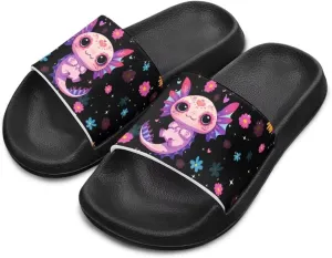 Girls Slip-On Sandals Funny Slide Sandals for Kids Lightweight Design