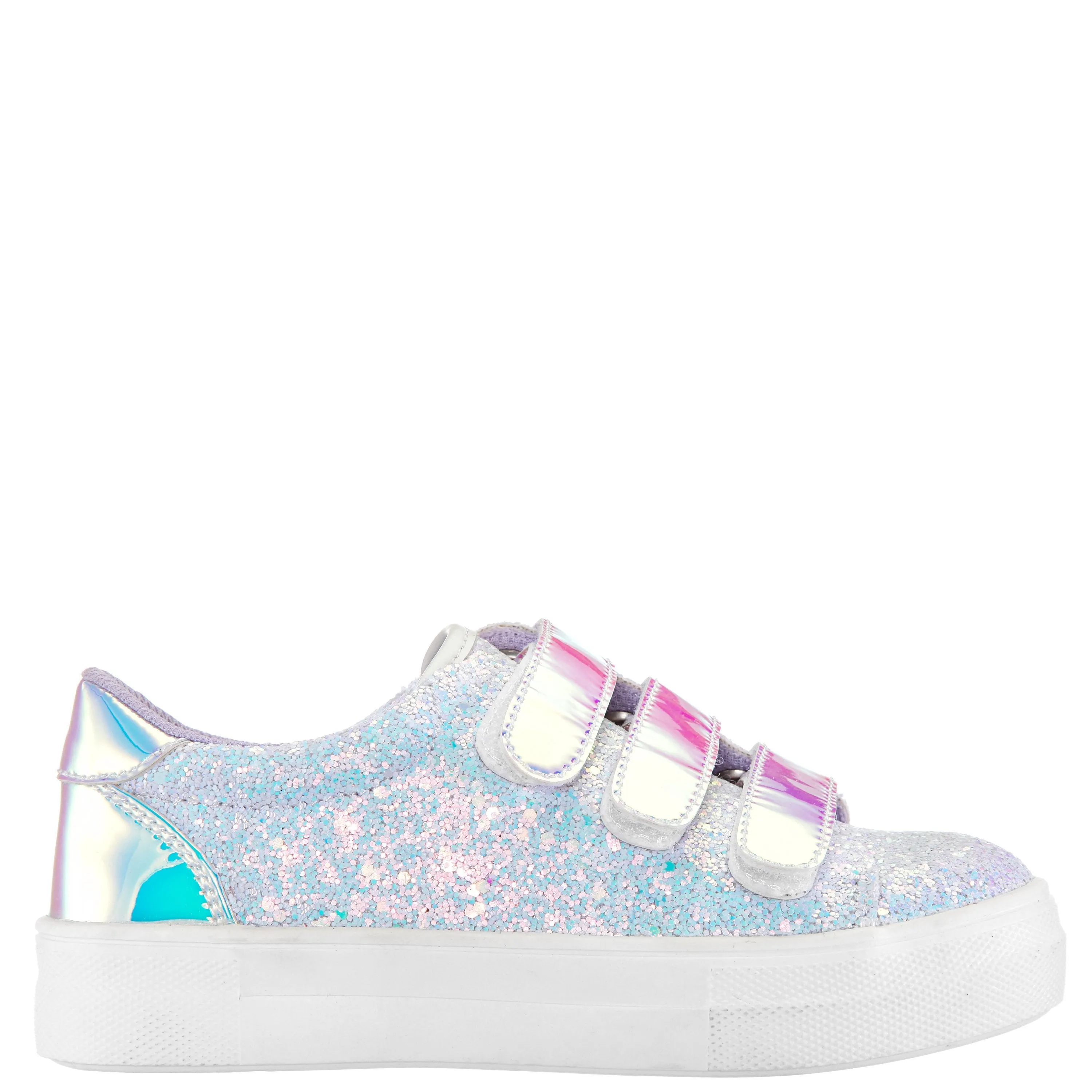 GIZELLA-WHITE CHUNKY GLITTER