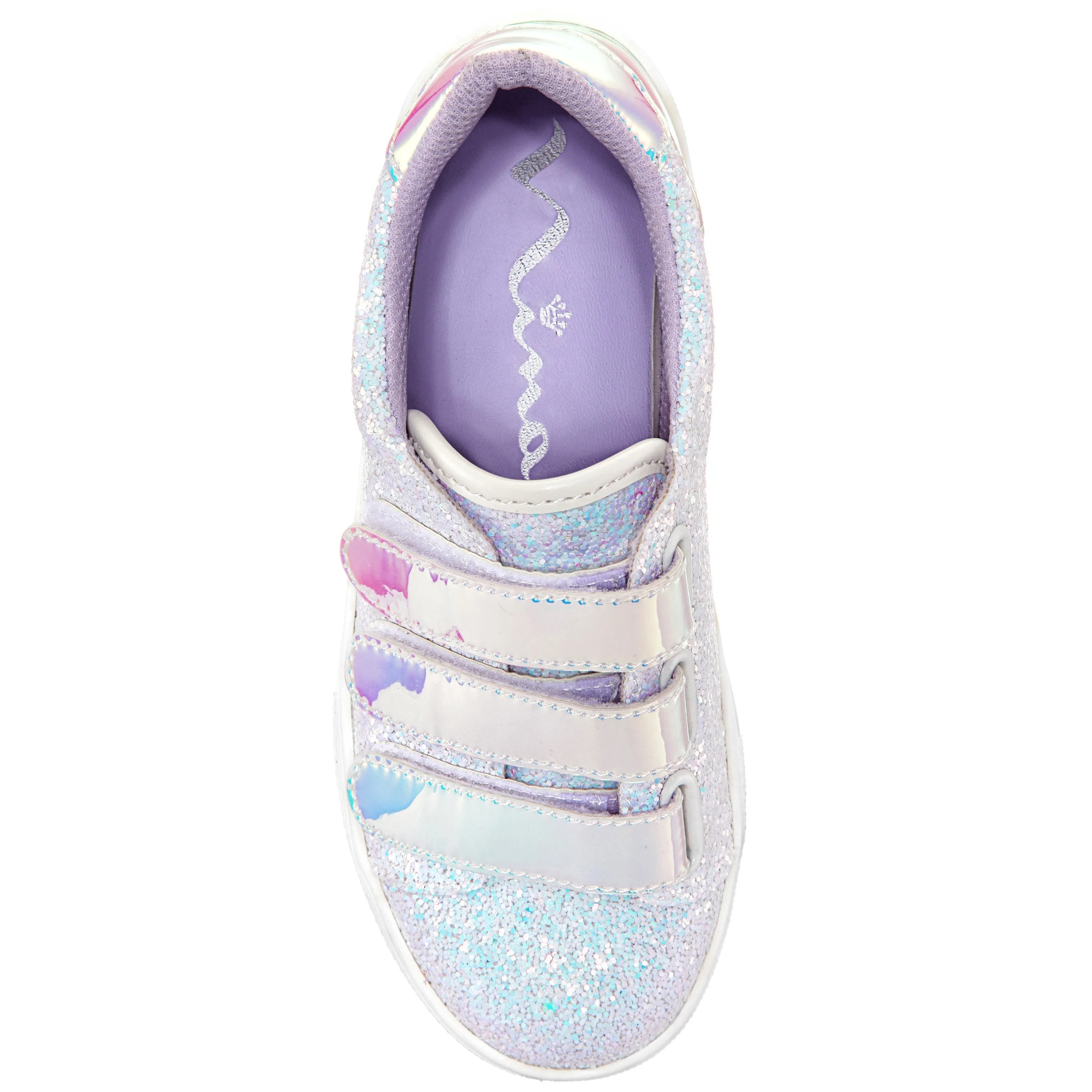 GIZELLA-WHITE CHUNKY GLITTER