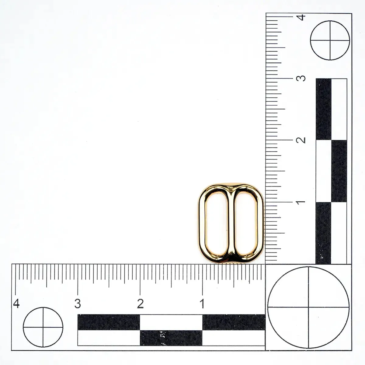 Gold Concave Slide Zinc Alloy 1 Inch