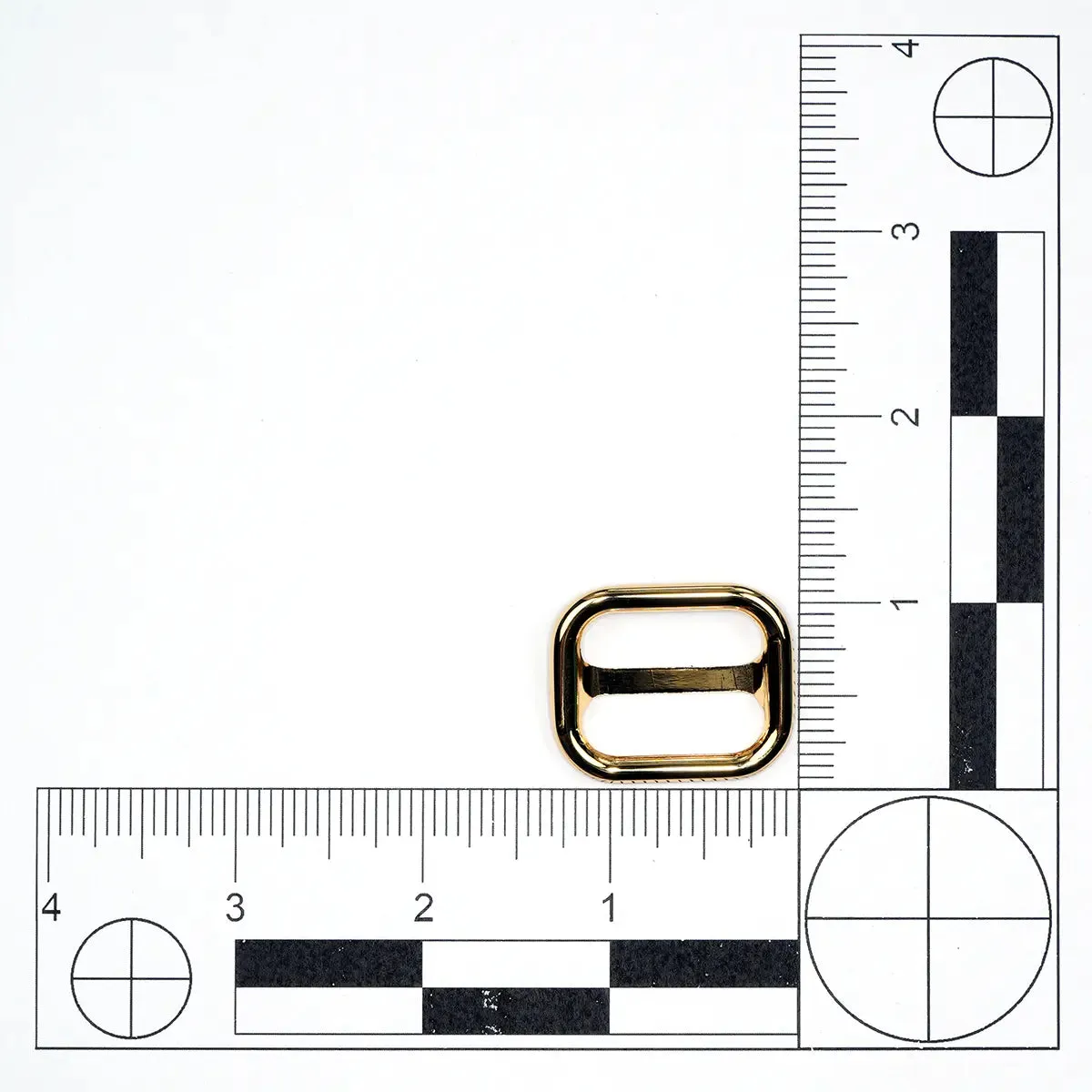 Gold Concave Slide Zinc Alloy 1 Inch
