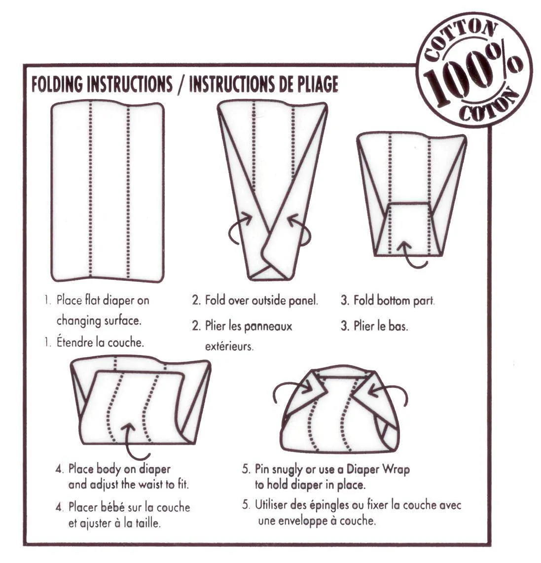 Goldtex Washable Flat Diapers