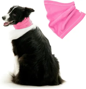 Gooby Snood - Hot Pink, Medium - Warm Cover for Dogs to Protect from Cold or Noise
