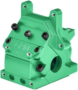 GPM Upgrades Aluminum 7075-T6 Front/Rear Gear Box for 1/8 Kraton 6S Ar106005/Ar106015/Ar106018 1/8 R/C Talion 6S Blx Speed Truggy RC Car (Green)