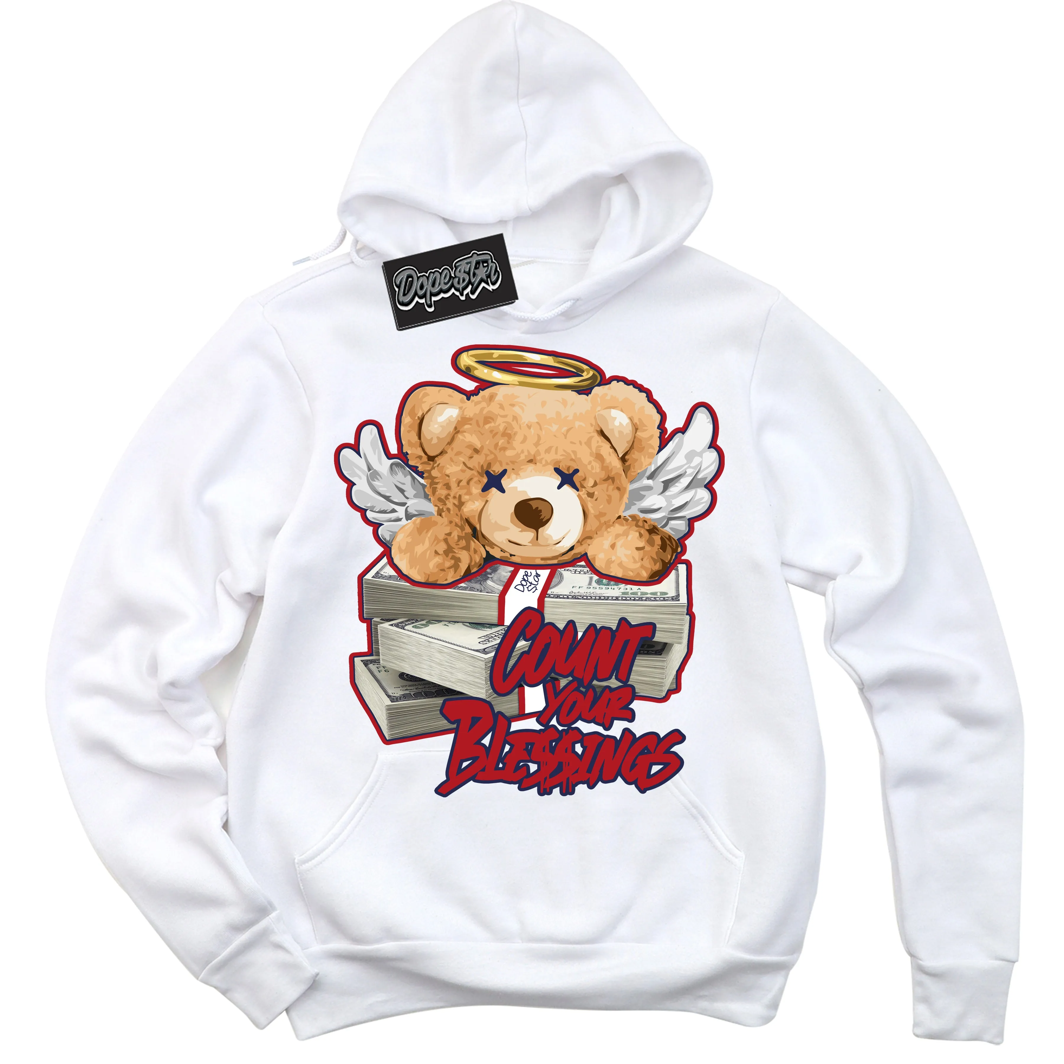 Howard University 1s Sneaker Hoodie Count Your Blessings Graphic