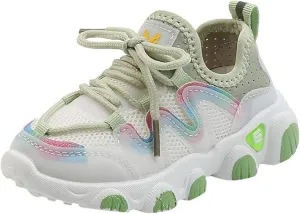 Infant Girl Tennis Shoes Shoes Girls Breathable Baby Soft Mesh Lace Up Toddler Kids Infant Baby Shoes Infant Clothes Girls 6-12 Months