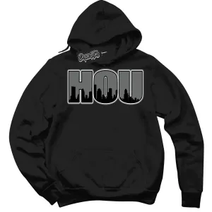 Iron Grey 1s Sneaker Hoodie Houston Graphic