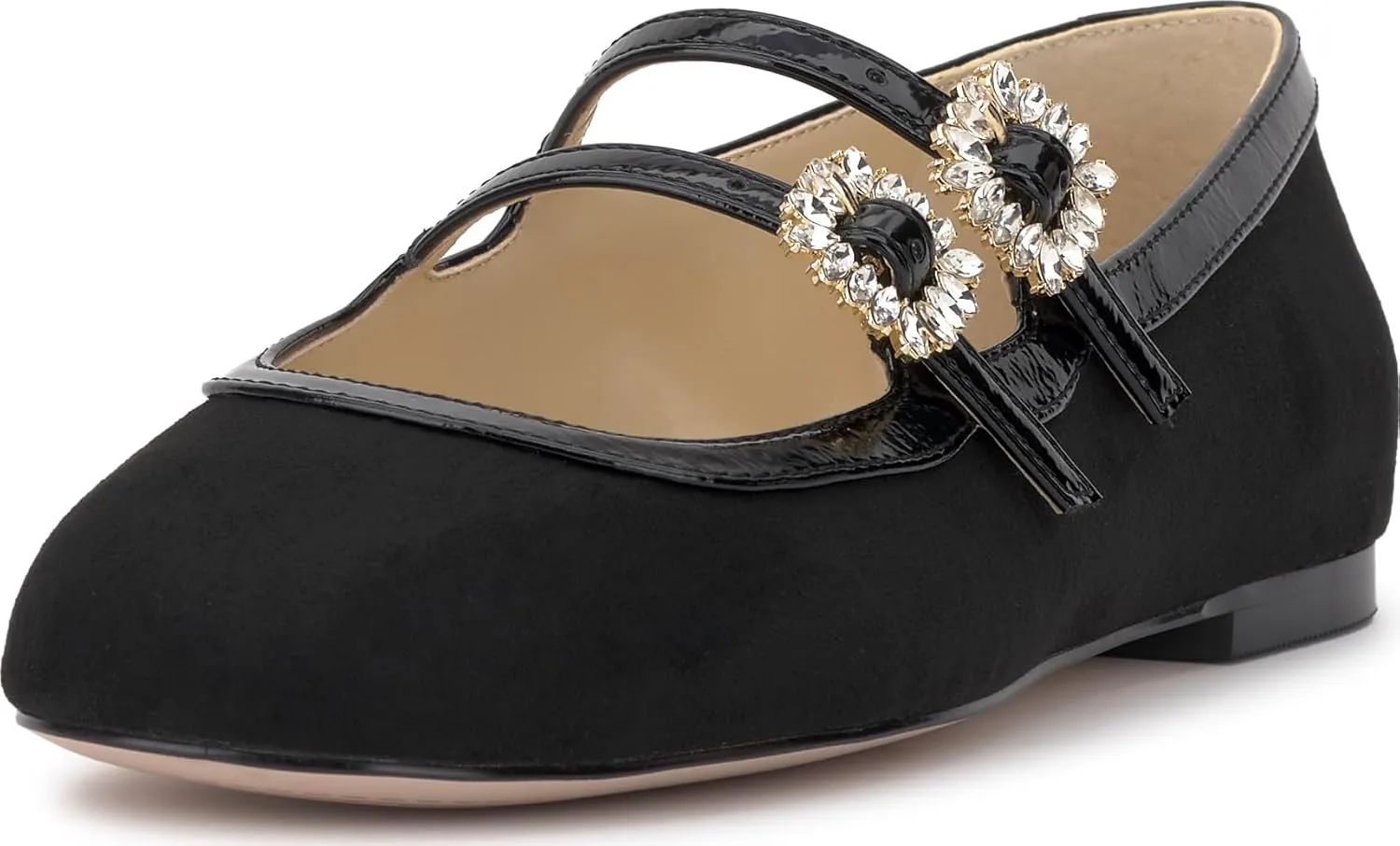 Jessica Simpson Women's Allista Ballet Flat, Black, 9