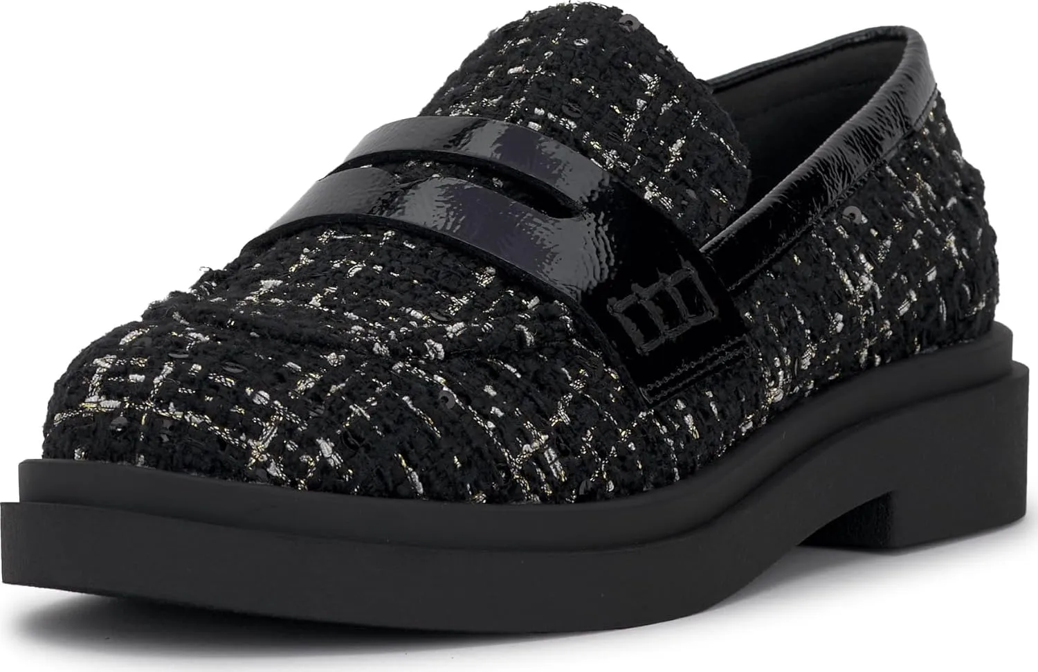 Jessica Simpson Women's Xuris Loafer Flat, Black, 10
