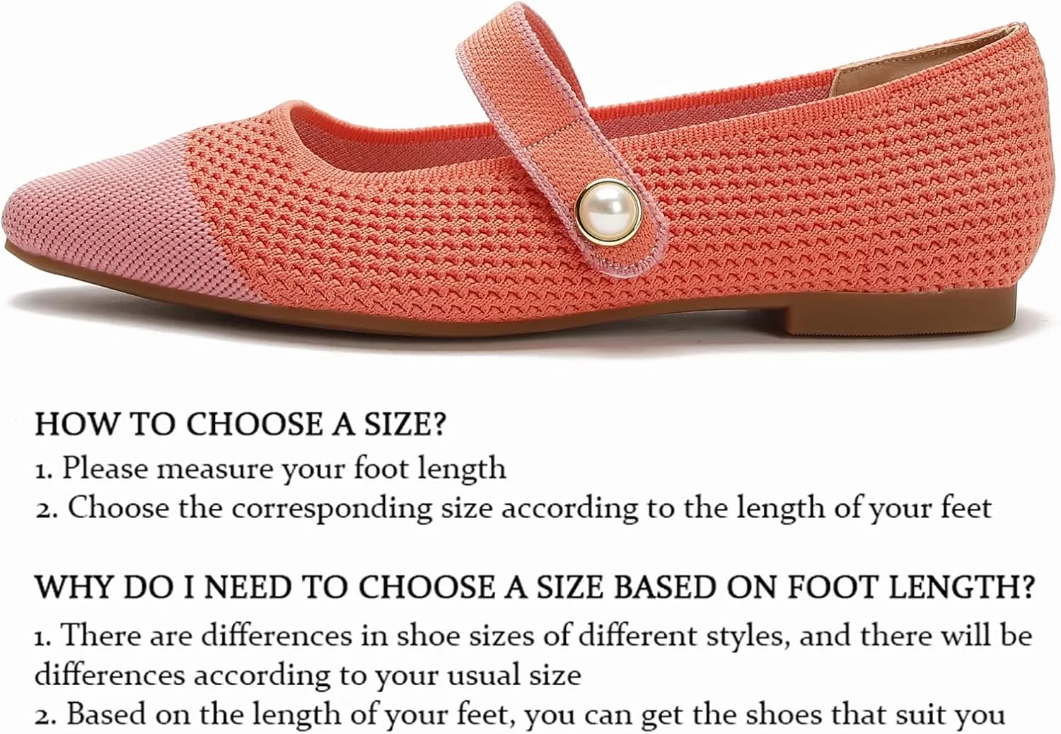 JiuQing Women's Mary Jane Shoes Knit Dress Shoes Pointy Soft Strappy Mesh Office Flats Pumps