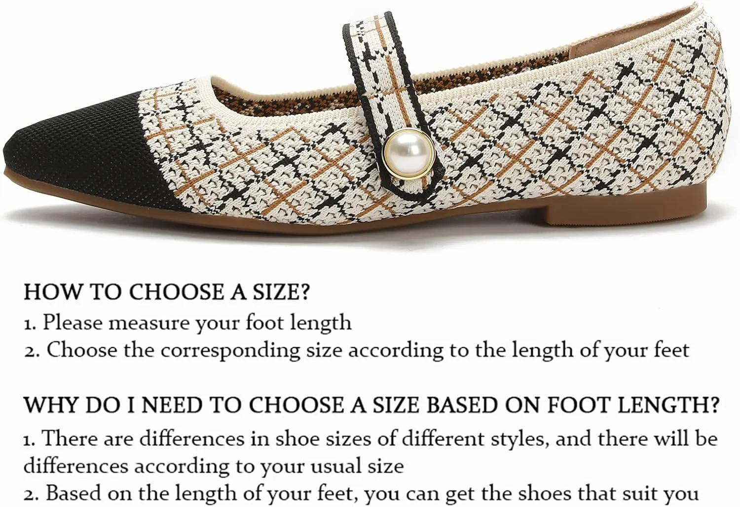 JiuQing Women's Mary Jane Shoes Knit Dress Shoes Pointy Soft Strappy Mesh Office Flats Pumps