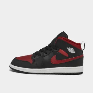 Jordan 1 Mid PS Black / Varsity Red - Summit White