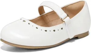 K KomForme Girl's Ballet Flats Non-Slip Soft Mary Jane Walking Party Dress Shoes for Toddler/Little Kid/Big Kid